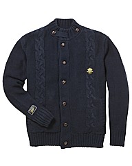 Hamnett Gold Lined Cardigan