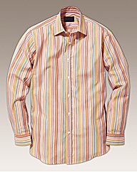 Rogers & Son Orange Stripe Shirt Regular
