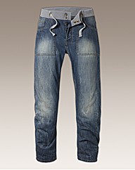 Jacamo Elasticated Waist Jeans 29 inches