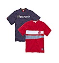 Fenchurch Pack of Two Tees