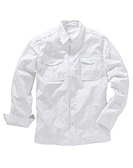 Jacamo Long Sleeve Military Shirt Long