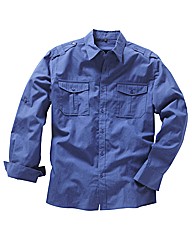 Jacamo Long Sleeve Military Shirt XLong