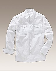 Jacamo Long Sleeve Military Shirt Reg