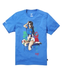 Addict Italy Football Graphic T-Shirt