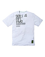 Crosshatch Button Neck T-Shirt