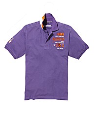 Jacamo Embroidered Applique Polo Long