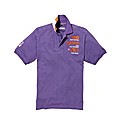 Jacamo Embroidered Applique Polo Long