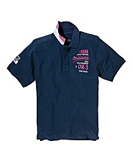 Jacamo Embroidered Applique Polo Regular