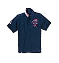 Jacamo Embroidered Applique Polo Regular