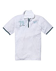 Jacamo Engineered Placket polo Long