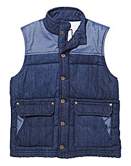 Jacamo Denim Gilet