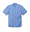 Jacamo Short Sleeve Grandad Shirt Long