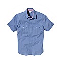 Jacamo Short Sleeve Stripe Shirt Long