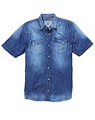 Jacamo S/S Denim Shirt Long
