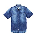 Jacamo S/S Denim Shirt Long