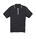 Jacamo Tipped S/S Knitted Polo Long
