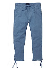Jacamo Linen Trousers 29In Leg Length