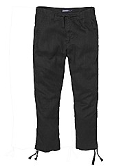 Jacamo Linen Trousers 31In Leg Length