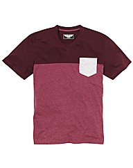Label J Colour Block T-Shirt Long