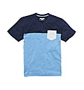 Label J Colour Block T-Shirt Long