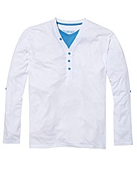 Jacamo Long Sleeve Layered T-Shirt Long