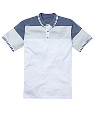 Jacamo Colour Block Polo Long