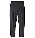 Jacamo Single Pleat Trousers 35 inches
