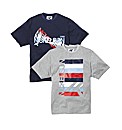 Nickelson Pack of Two Print T-Shirts