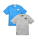 Loyalty & Faith Pack Of 2 V Neck T-Shirt