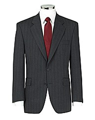 The Label Pinstripe Suit Jacket Short