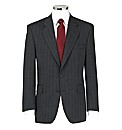 The Label Pinstripe Suit Jacket Short