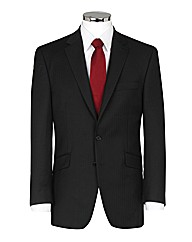 The Label Herringbone Suit Jacket Long
