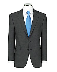 The Label Herringbone Suit Jacket Long
