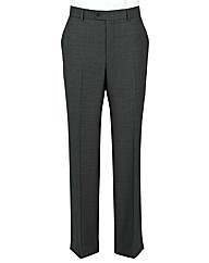 The Label Herringbone Suit Trouser Reg