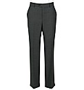 The Label Herringbone Suit Trouser Reg