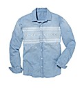 Label J Aztec Print Shirt Regular