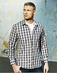 Flintoff By Jacamo Check Shirt Long