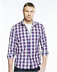 Flintoff By Jacamo Check Shirt Long