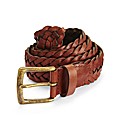 Jacamo Plaited Leather Belt