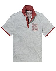 Label J Aztec Print Polo Long