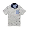 Label J Print Polo Long