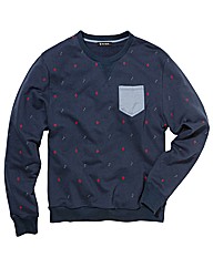 Label J Crew Neck Sweatshirt Long