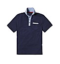 Jacamo Black Label Button Down Polo Long