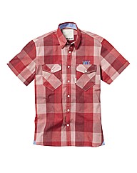 Voi Cortez Short Sleeve Check Shirt Long