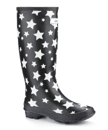 Splash Miss Starry Eyed Wide Calf Welly