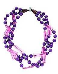 Fresh Cargo 3 Strand Twisted Necklace