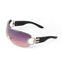 DG Designer Wraparound Smoke Sunglasses