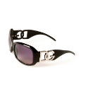 DG Designer Black Yellow Tint Sunglasses