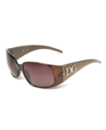 DG Designer Brown Gold Smoke Sunglasses