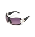 DG Designer Black Silver Logo Sunglasses